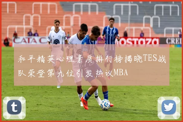 和平精英心理素质排行榜揭晓TES战队荣登第九位引发热议MBA